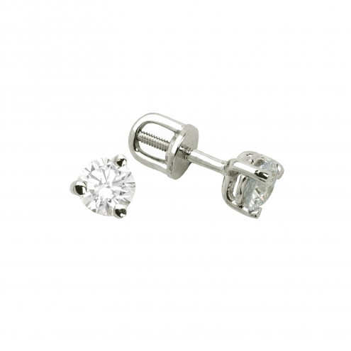 Сережки з 1 діамантом 922-0053