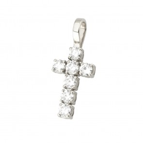 Хрест з декількома діамантами 949-4007