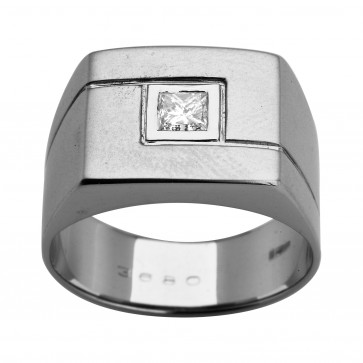 Перстень з 1 діамантом 921-1049