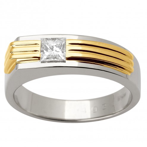 Перстень з 1 діамантом 321-1457