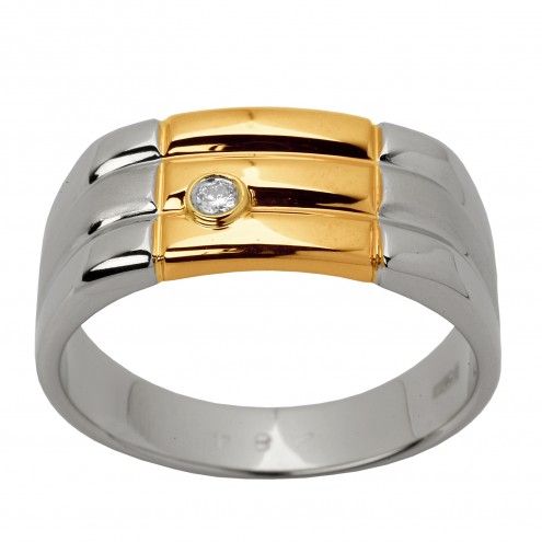 Перстень з 1 діамантом 821-0830
